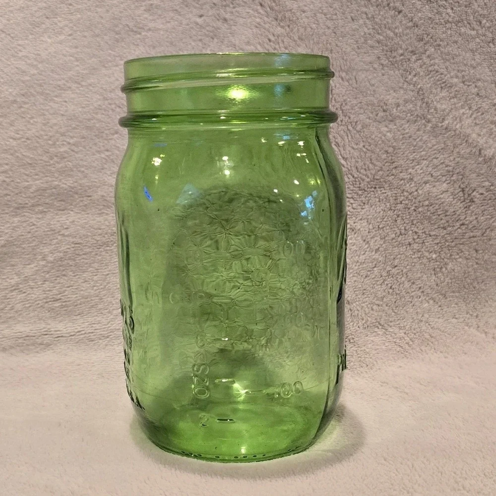 Ball Heritage Collection Green Mason Jar 1913-1915 100 Year Anniversary Pint